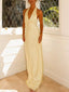 Backless Halter Neck Maxi Dress