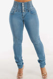 High Waist Skinny Hip Lifting Jeans