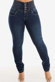 High Waist Skinny Hip Lifting Jeans