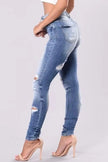 Full Size Distressed Skinny Jeans