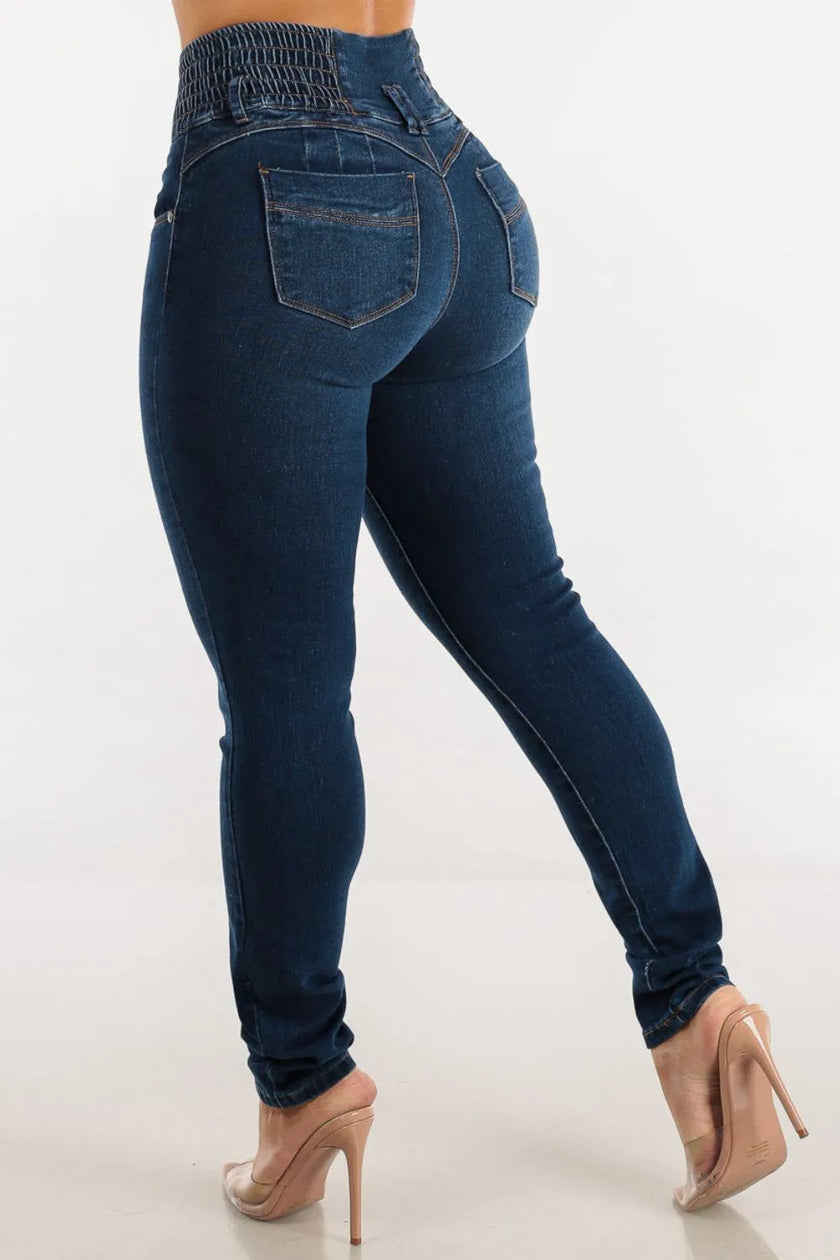 High Waist Skinny Hip Lifting Jeans