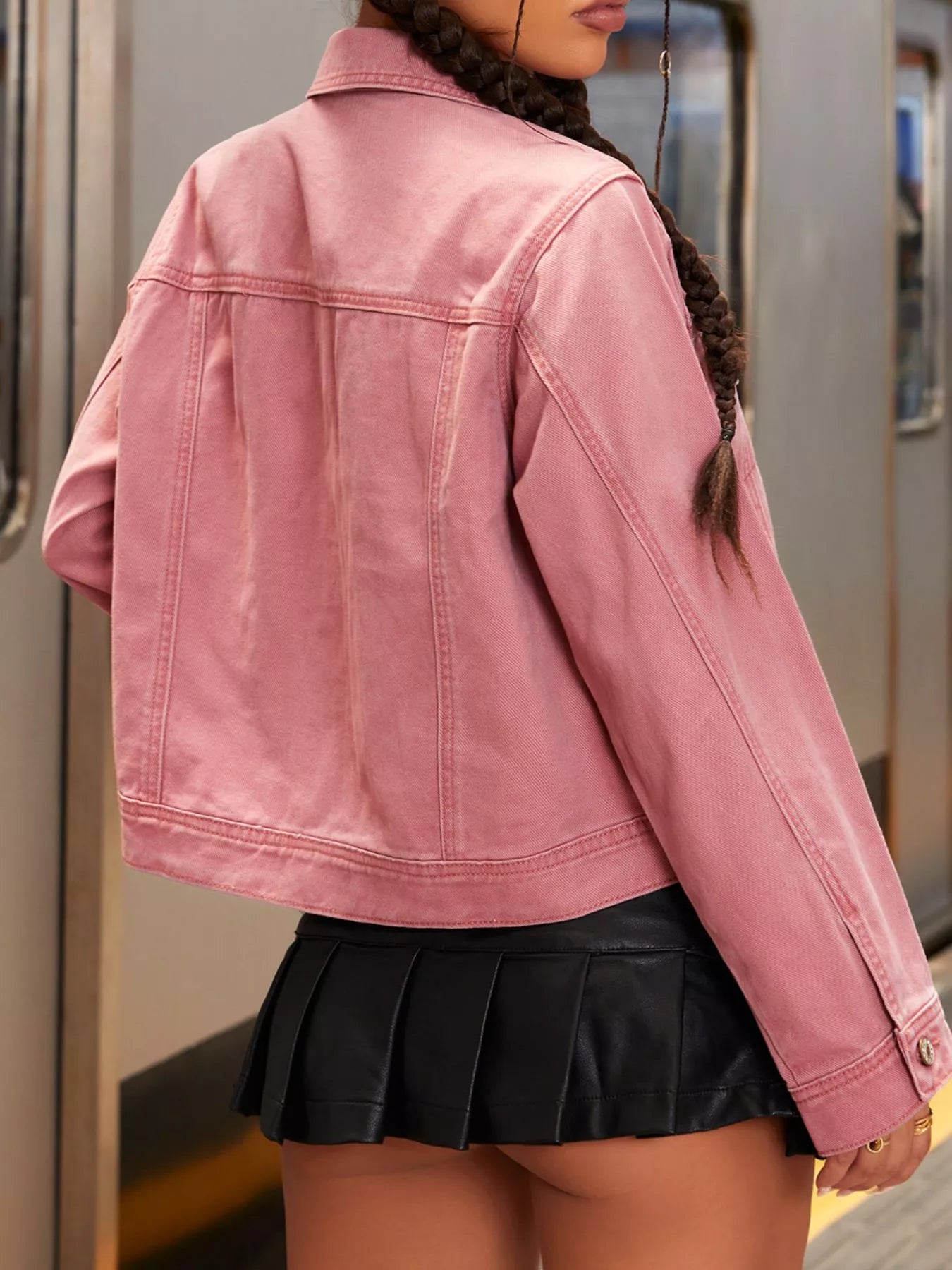 Classic Button-Up Denim Jacket