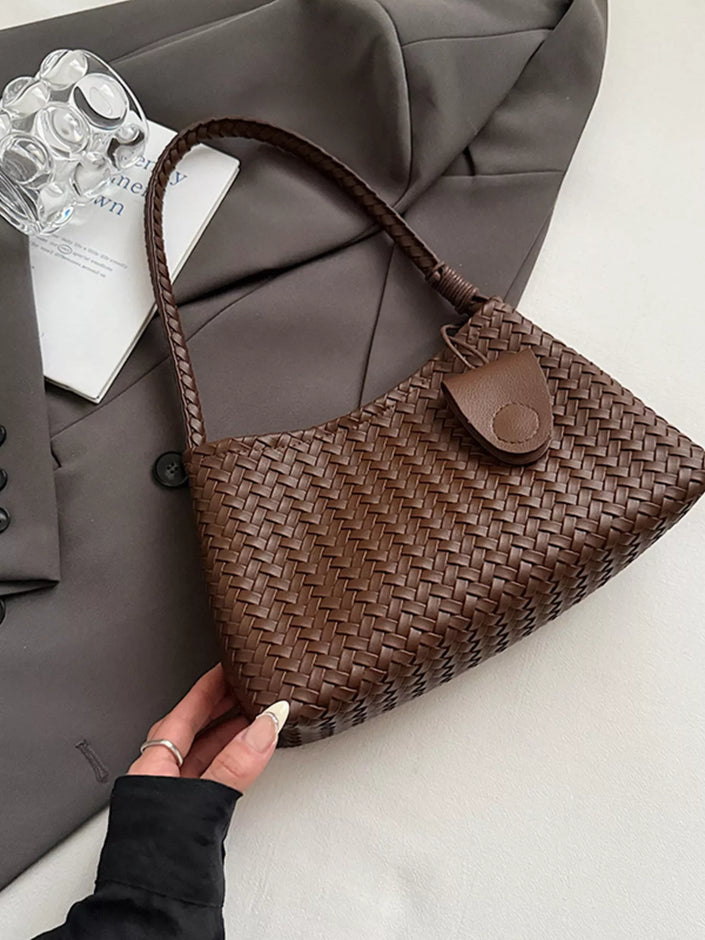 Woven Lightweight Medium Shoulder Bag