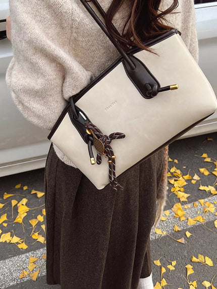 Vintage Style Medium PU Leather Shoulder Bag