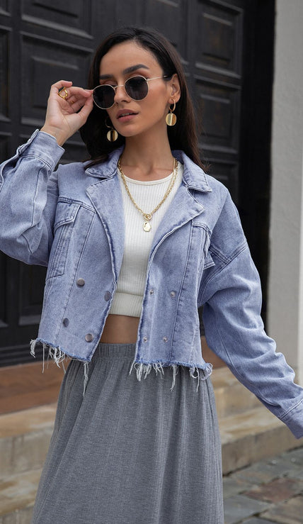 Classic Button-Up Denim Jacket