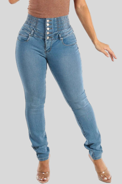 High Waist Skinny Hip Lifting Jeans