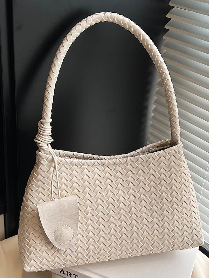 Woven Lightweight Medium Shoulder Bag