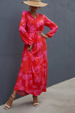 Floral Long Sleeve Maxi Dress