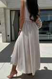 Surplice Sleeveless Slit Maxi Dress