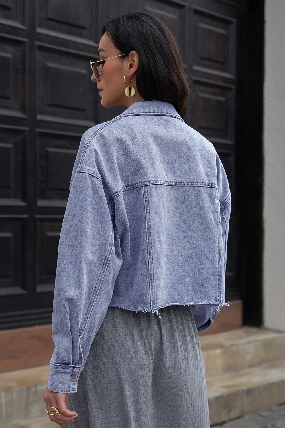 Classic Button-Up Denim Jacket