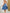 Floral Denim Skirt with Frayed Hem