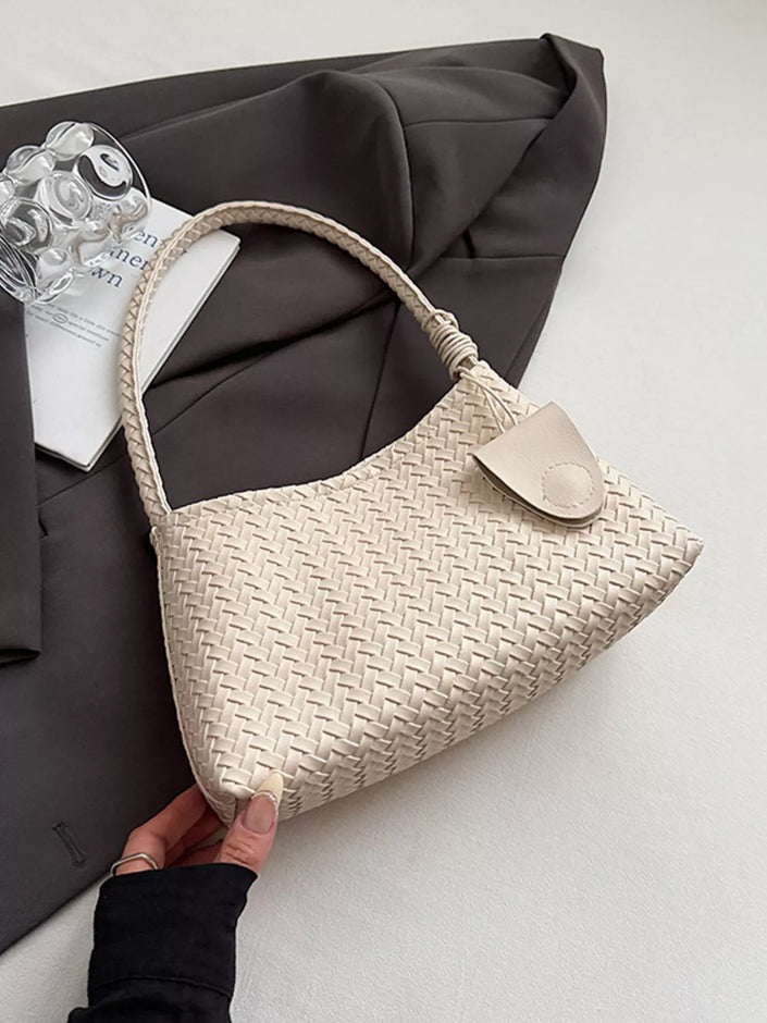 Woven Lightweight Medium Shoulder Bag