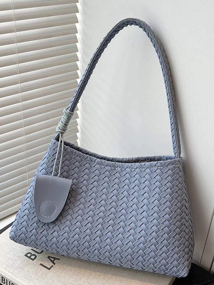 Woven Lightweight Medium Shoulder Bag