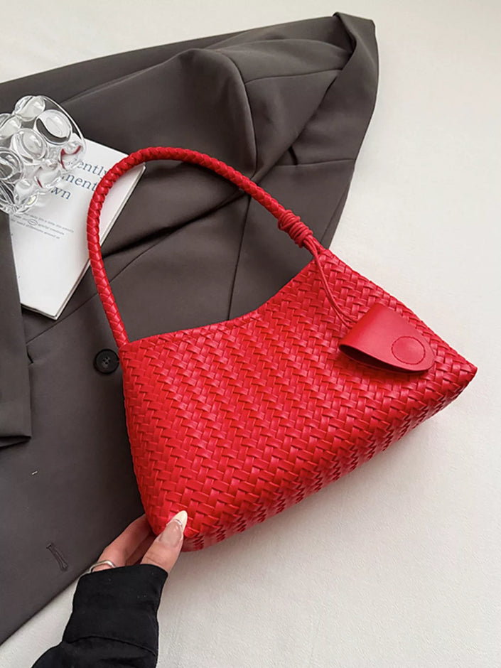 Woven Lightweight Medium Shoulder Bag