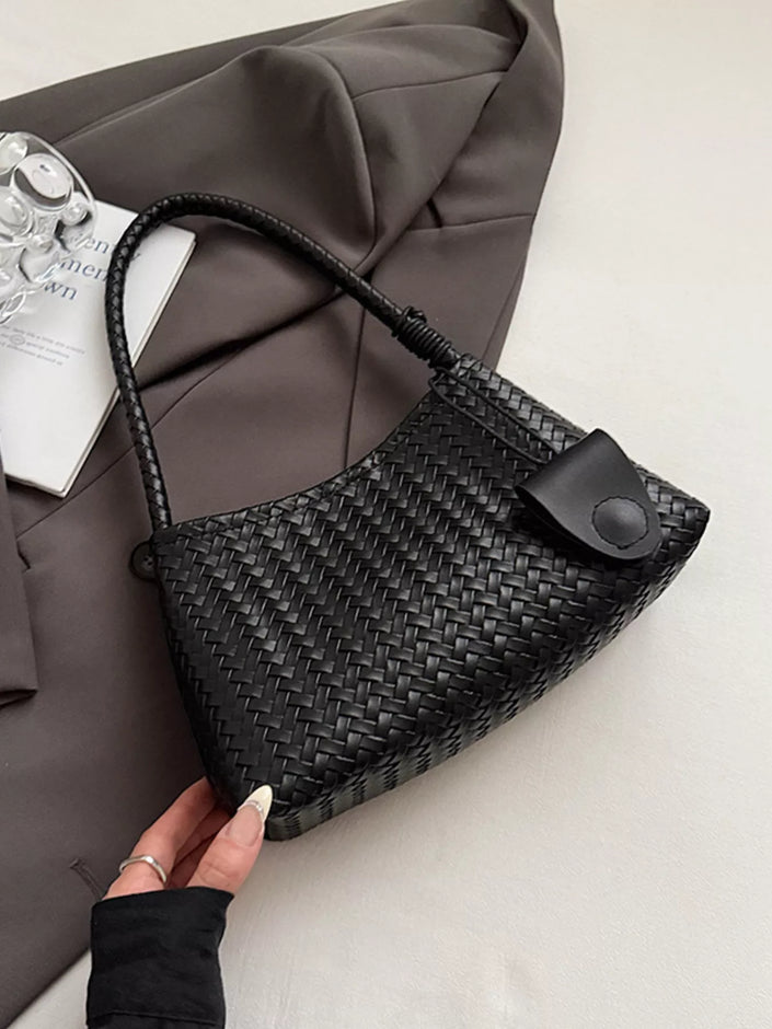 Woven Lightweight Medium Shoulder Bag