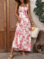 Floral Smocked Waist Maxi Dress