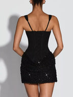 Sequin Corset Mini Dress