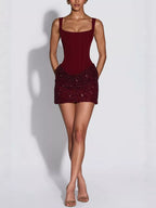 Sequin Corset Mini Dress